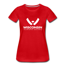 Load image into Gallery viewer, WHS Logo Premium Contoured T-Shirt - red