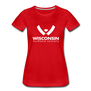 WHS Logo Premium Contoured T-Shirt - red