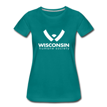 Load image into Gallery viewer, WHS Logo Premium Contoured T-Shirt - teal
