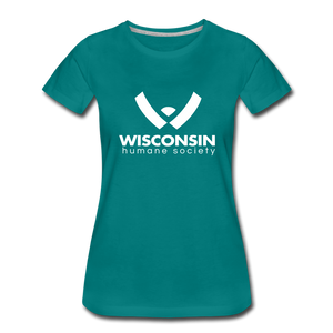 WHS Logo Premium Contoured T-Shirt - teal
