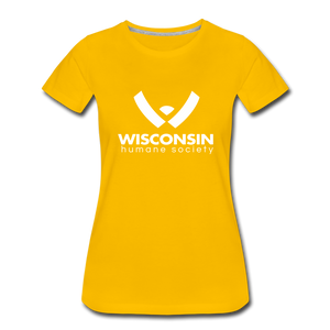 WHS Logo Premium Contoured T-Shirt - sun yellow