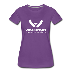 WHS Logo Premium Contoured T-Shirt - purple
