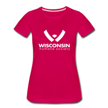 Load image into Gallery viewer, WHS Logo Premium Contoured T-Shirt - dark pink