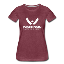 Load image into Gallery viewer, WHS Logo Premium Contoured T-Shirt - heather burgundy