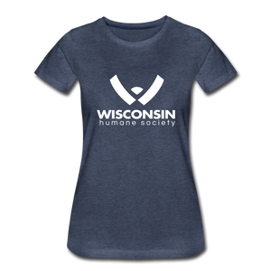 WHS Logo Premium Contoured T-Shirt - heather blue