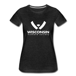 WHS Logo Premium Contoured T-Shirt - charcoal gray