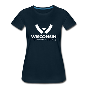 WHS Logo Premium Contoured T-Shirt - deep navy