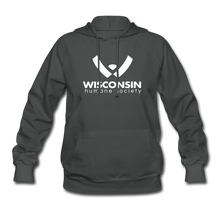Load image into Gallery viewer, WHS Logo Classic Contoured Hoodie - asphalt