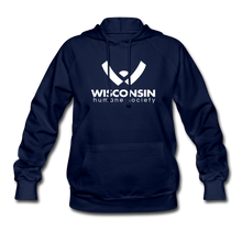 Load image into Gallery viewer, WHS Logo Classic Contoured Hoodie - navy
