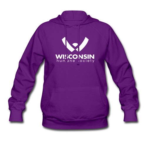WHS Logo Classic Contoured Hoodie - purple