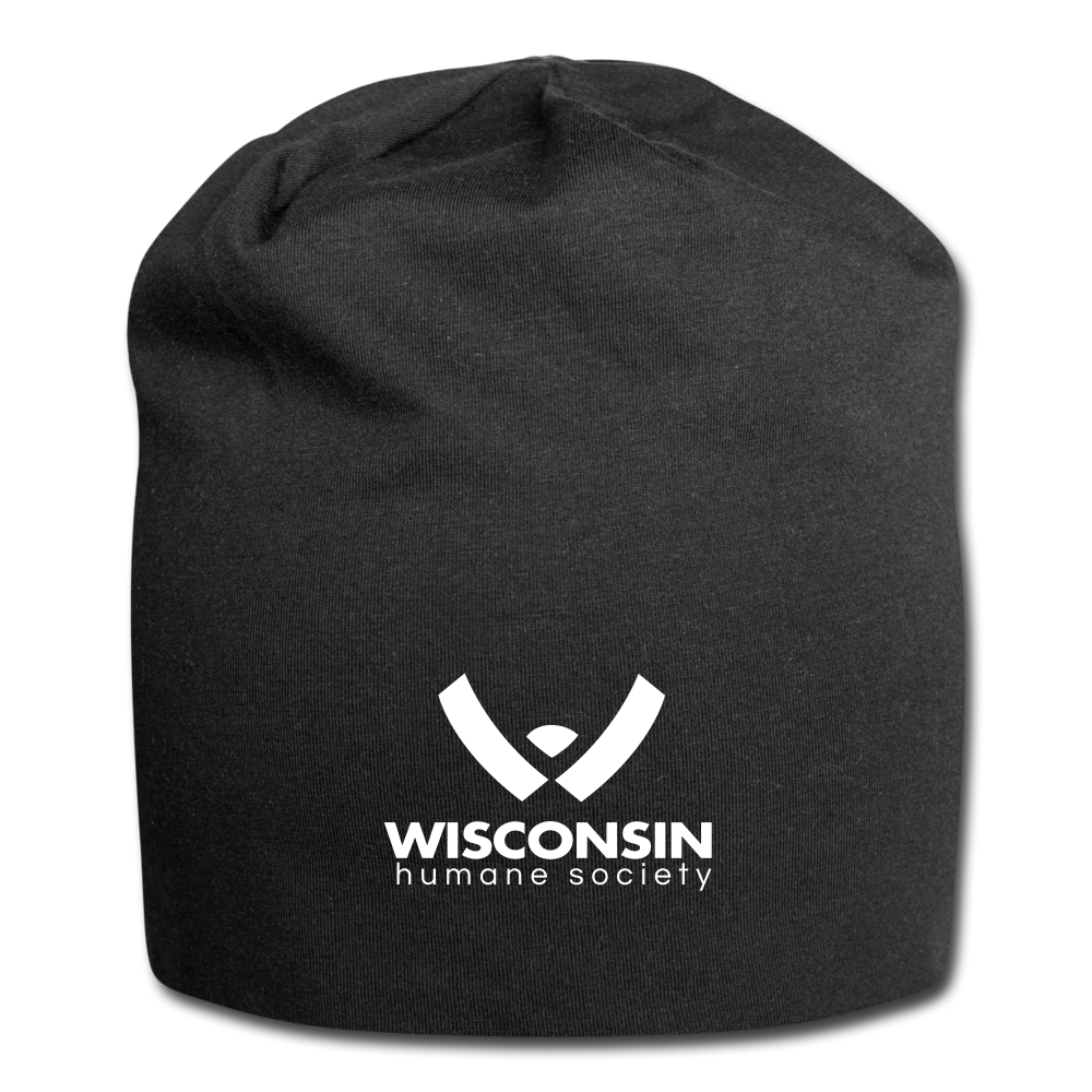 WHS Logo Jersey Beanie - black