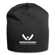 Load image into Gallery viewer, WHS Logo Jersey Beanie - black