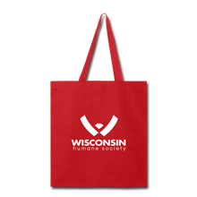 Load image into Gallery viewer, WHS Logo Tote Bag - red