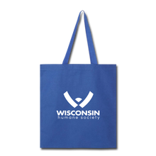 Load image into Gallery viewer, WHS Logo Tote Bag - royal blue