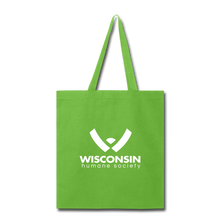 Load image into Gallery viewer, WHS Logo Tote Bag - lime green