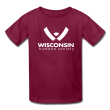 Load image into Gallery viewer, WHS Logo Kids&#39; T-Shirt - burgundy