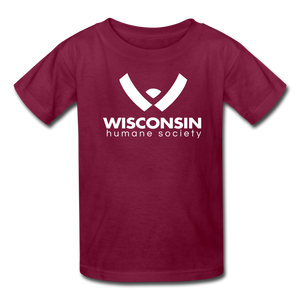 WHS Logo Kids' T-Shirt - burgundy