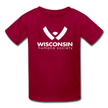 Load image into Gallery viewer, WHS Logo Kids&#39; T-Shirt - dark red