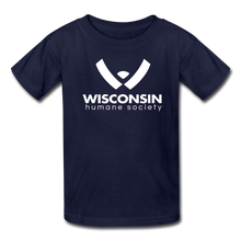 Load image into Gallery viewer, WHS Logo Kids&#39; T-Shirt - navy