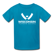 Load image into Gallery viewer, WHS Logo Kids&#39; T-Shirt - turquoise