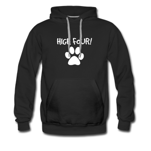 High Four! Premium Hoodie - black