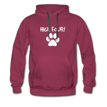 Load image into Gallery viewer, High Four! Premium Hoodie - burgundy