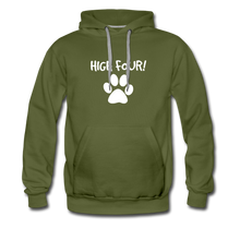 Load image into Gallery viewer, High Four! Premium Hoodie - olive green