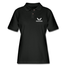 Load image into Gallery viewer, WHS Logo Contoured Polo Shirt - black
