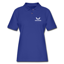 Load image into Gallery viewer, WHS Logo Contoured Polo Shirt - royal blue