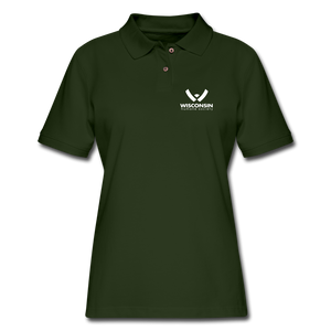 WHS Logo Contoured Polo Shirt - forest green