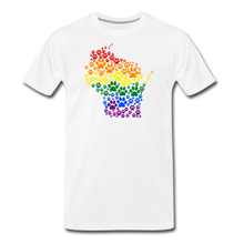 Load image into Gallery viewer, Pride Paws Classic Premium T-Shirt - white