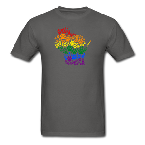 Pride Paws Classic T-Shirt - charcoal