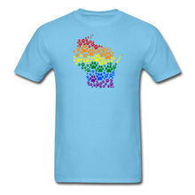 Load image into Gallery viewer, Pride Paws Classic T-Shirt - aquatic blue