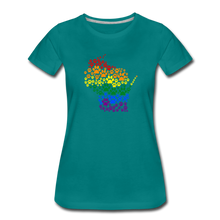 Load image into Gallery viewer, Pride Paws Contoured Premium T-Shirt - teal