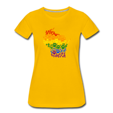 Load image into Gallery viewer, Pride Paws Contoured Premium T-Shirt - sun yellow