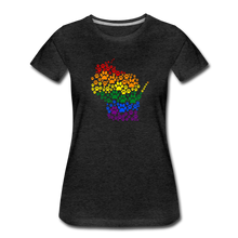 Load image into Gallery viewer, Pride Paws Contoured Premium T-Shirt - charcoal gray
