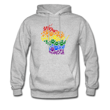 Load image into Gallery viewer, Pride Paws Classic Hoodie - heather gray