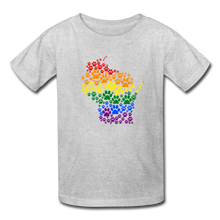 Load image into Gallery viewer, Pride Paws Kids&#39; T-Shirt - heather gray