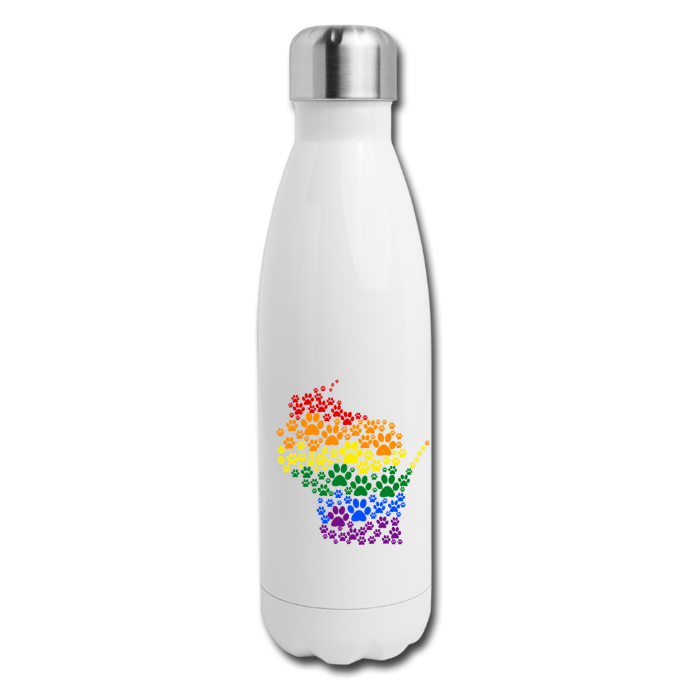 
                  
                    Pride Paws Insulated Stainless Steel Water Bottle - white
                  
                