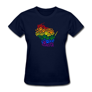 Pride Paws Classic T-Shirt - navy