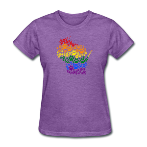 Pride Paws Classic T-Shirt - purple heather