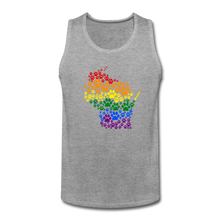 Load image into Gallery viewer, Pride Paws Premium Tank - heather gray