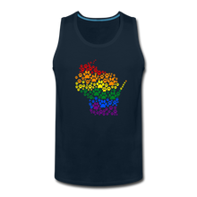 Load image into Gallery viewer, Pride Paws Premium Tank - deep navy
