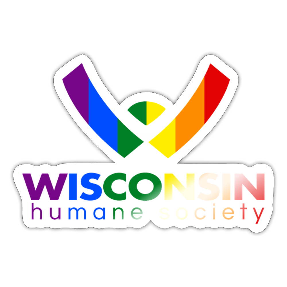 WHS Pride Sticker - white glossy