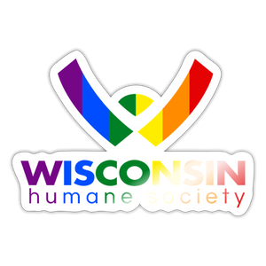 WHS Pride Sticker - white glossy