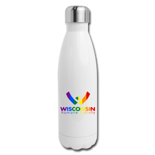 Load image into Gallery viewer, WHS Pride Insulated Stainless Steel Water Bottle - white