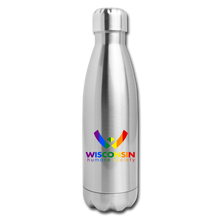 Load image into Gallery viewer, WHS Pride Insulated Stainless Steel Water Bottle - silver
