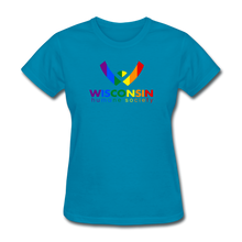 Load image into Gallery viewer, WHS Pride Contoured T-Shirt - turquoise