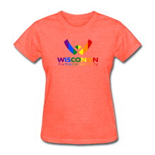 Load image into Gallery viewer, WHS Pride Contoured T-Shirt - heather coral