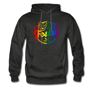 Foster Pride Hoodie - charcoal gray